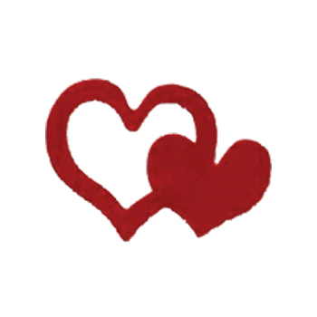 heart tanning bed stickers