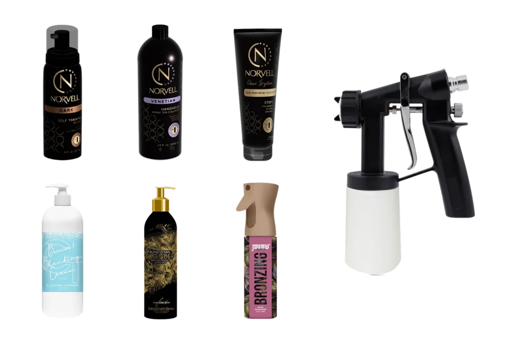sunless tanning supplies