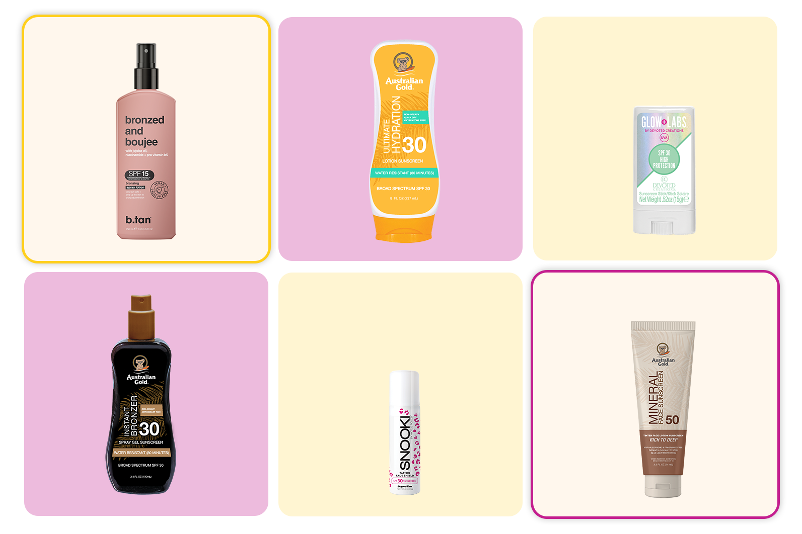 SPF Lotions And Sprays